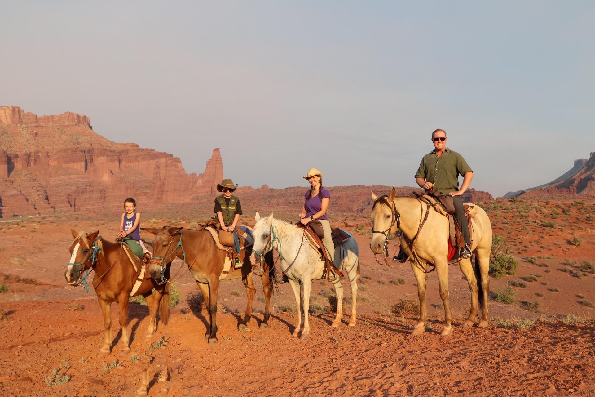 It’s Not a Movie Set: Horseback trail ride in Moab